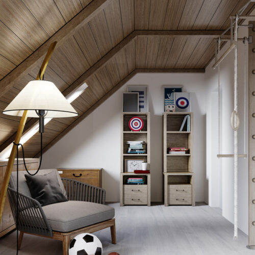 armchair-with-floor-lamp-bookcase-childrens-stairs-wall-childrens-room-on-the-attic-3d-rendering_1